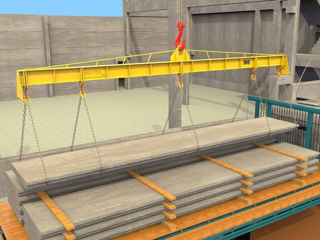 Travessa de Carga Içamento 4ton 7m 5 Pontos